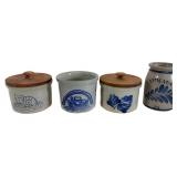 4 Contemporary Salt-Glazed Stoneware