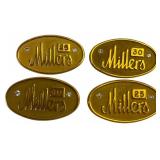 Four Millers 10K Gold Filled Service Pins