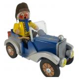 Steinbach Musical Smoker Driver in Blue Car