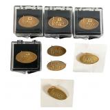 Assorted Hess's 12 Karat Gold Filled Service Pins