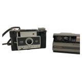 Two Vintage Polaroid Instant Film Cameras