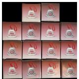 14 Hess's 1988 Happy Holidays Ceramic Bells