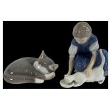 Two Bing and Grondahl Porcelain Figurines