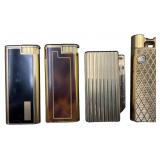 Group of 4 Vintage Colibri Pocket Lighters
