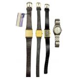 Four Seiko Quartz Wristwatches