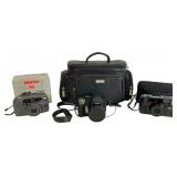 Nikon and Pentax Compact Camera Assortment