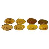 8 Hessï¿½s 12 Karat Gold Filled Pins