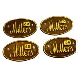 Four 10k  Millers Corporate Service Award Pins