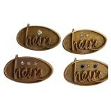 4 Hessï¿½s 10K Gold Filled Service Pins