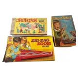 Three Vintage Skill Games by Milton Bradley and Id