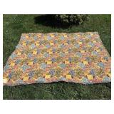 Handmade Mosaic Quilt 6 foot 7 x 5 foot 8