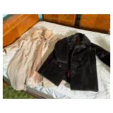 Two Mid-Century Women's Double-Breasted Coats