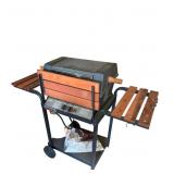 Sunbeam LP Gas Grill with Tank and Wheeled Cart