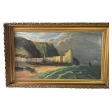 W.H.G. Stewart Coastal Landscape Oil on Canvas