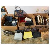Lot of Vintage Women's Handbags and Clutches