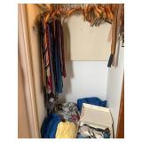 Assorted Men's Ties, Belts, and Linens