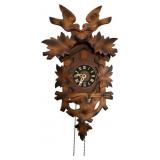 Cuckoo Clock Mfg. Co. Bird & Leaf Clock