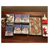 Christmas Village & Vintage Holiday Decorations