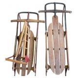 Yankee Clipper Sleds and Child's Brace, 45 in