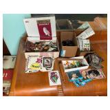 Group of Vintage Toys and Trading Card Stickers