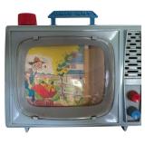Ohio Art Portable TV Musical Storybook Toy, 1960s