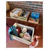 Vintage Household Lot with Optics and Media