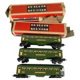Lionel O-Gauge 2640 & 2641 Passenger Cars, 3