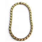 16.7 DWT 14k Italian X-Link Collar Necklace