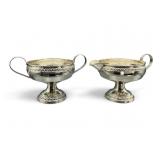 Crown Silver Co. Sterling Weighted Cream and Sugar
