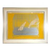 Georgia Clark Doves Screenprint Artist Proof