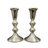 Pair of Duchin Creation Sterling Candlesticks