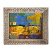 Lucia Peka Expressionist Oil on Board
