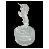 Cristal de Sï¿½vres Frosted Glass Unicorn Box