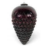 Midwest of Cannon Falls Large Glass Grape Kugel
