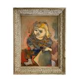 Sterling Boyd Strauser Young Artist Oil Painting