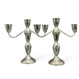 Pair of Duchin Creation Sterling Candelabras