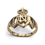 14k Balfour University of Notre Dame Claddagh Ring