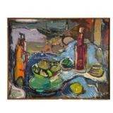 Lucia Peka Expressionist Still Life Oil Painting