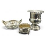 Three American and British Sterling Silver Items