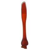 30.5 Inch Persimmon Swung Art Glass Vase