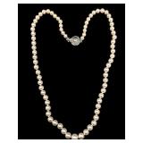 20 Inch 14K Graduated Cultured Pearl Necklace