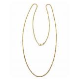 14K  24-Inch Rope Chain Necklace
