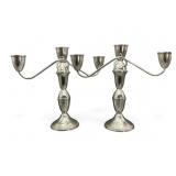 Pair of Duchin Creation Sterling Candelabras