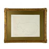 Sterling Strauser Pencil Drawing of a Cat