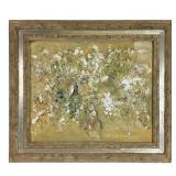 Sterling Boyd Strauser Abstract Floral Oil