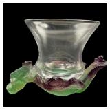 Daum Pï¿½te de Verre Frog Candle Votive