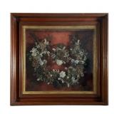 Victorian Woven Human Hair Mourning Wreath