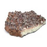 Large Quartz Cluster with Hematite Inclusions
