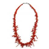 Vintage Native American Red Coral Branch Necklace