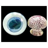 Robert Eickholt Disc and Millefiori Mushroom